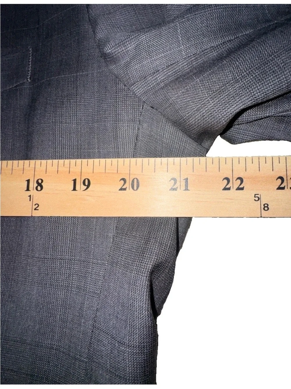 Theory Men’s 40R 100% Wool Charcoal Plaid Blazer Suit Jacket Nordstrom